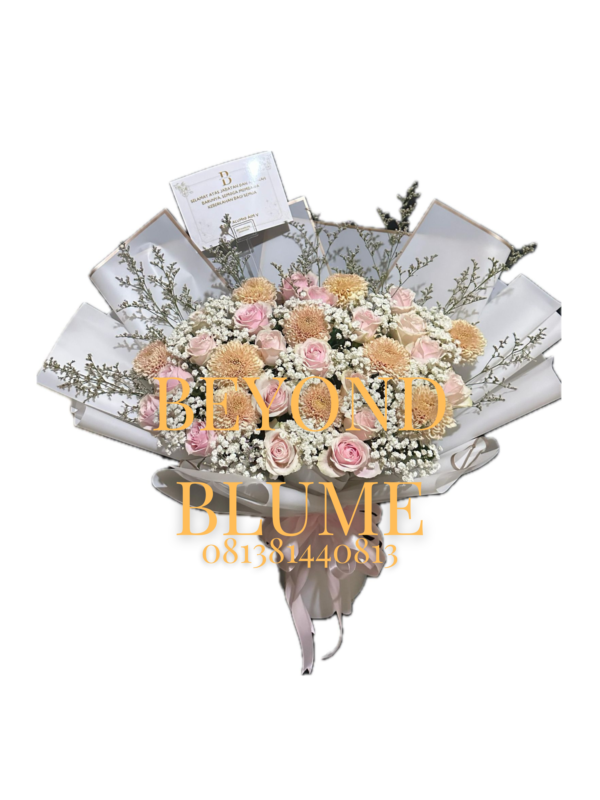 Bouquet Rose Pink Velvet