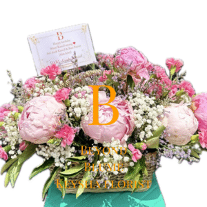 Flowers Baskets Peony B