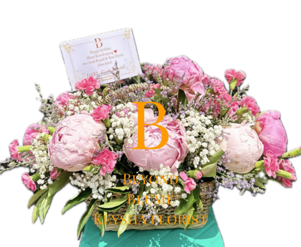 Flowers Baskets Peony B