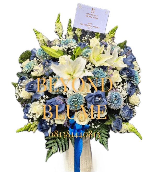 Vas Flowers Rose Lily Ocean B