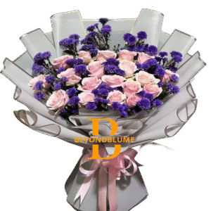 Bouquet Rose Pink Violet