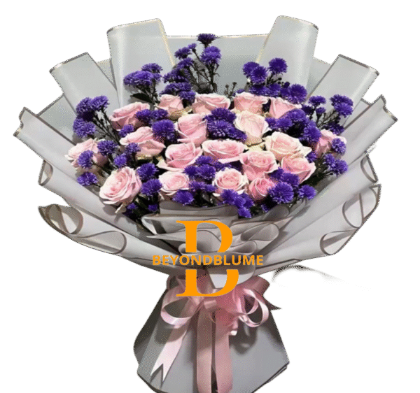 Bouquet Rose Pink Violet