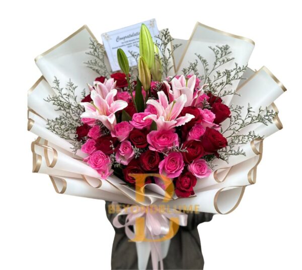 Bouquet Rose Red Candy