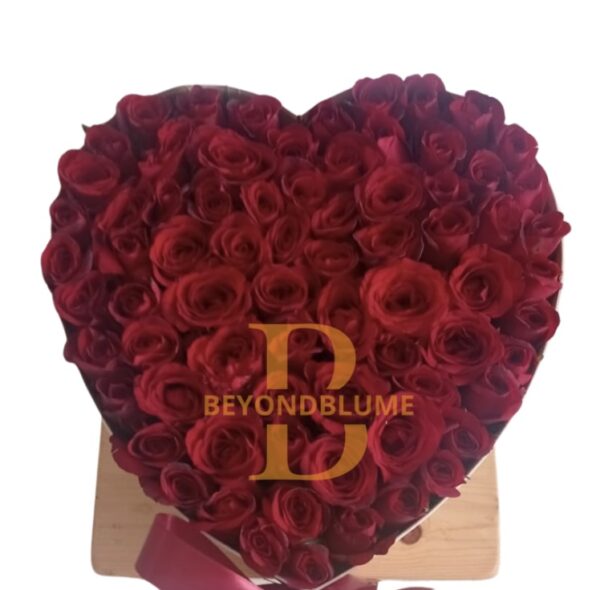 Bloom Box Heart Red