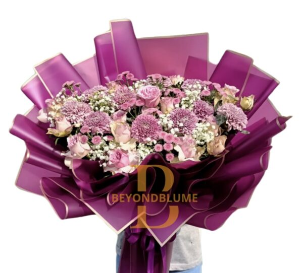 Bouquet Rose Purple Luxury