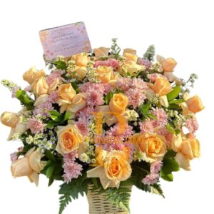 Vas Flowers Peachy