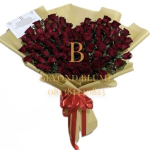 Bouquet Rose Red Heart