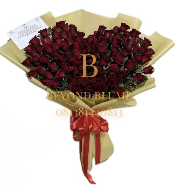 Bouquet Rose Red Heart